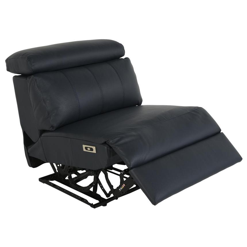 Washington Blue Armless Power Recliner alternate image, 3 of 5 images.