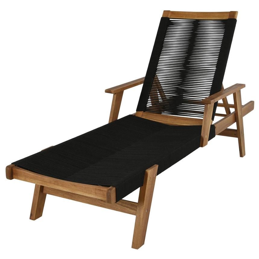 Laguna Black Chaise Lounge main image, 1 of 9 images.