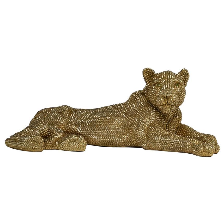 Panther Gold Floor Sculpture  main image, 1 of 5 images.