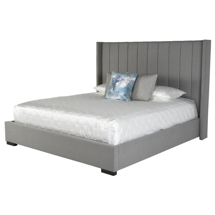 Gray Palace Queen Platform Bed El Dorado Furniture