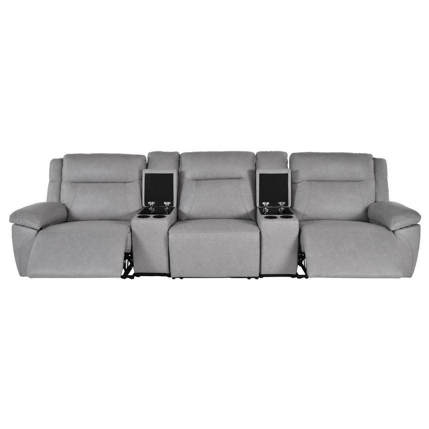 Blanche Home Theater Seating with 5PCS/2PWR  alternate image, 3 of 7 images.