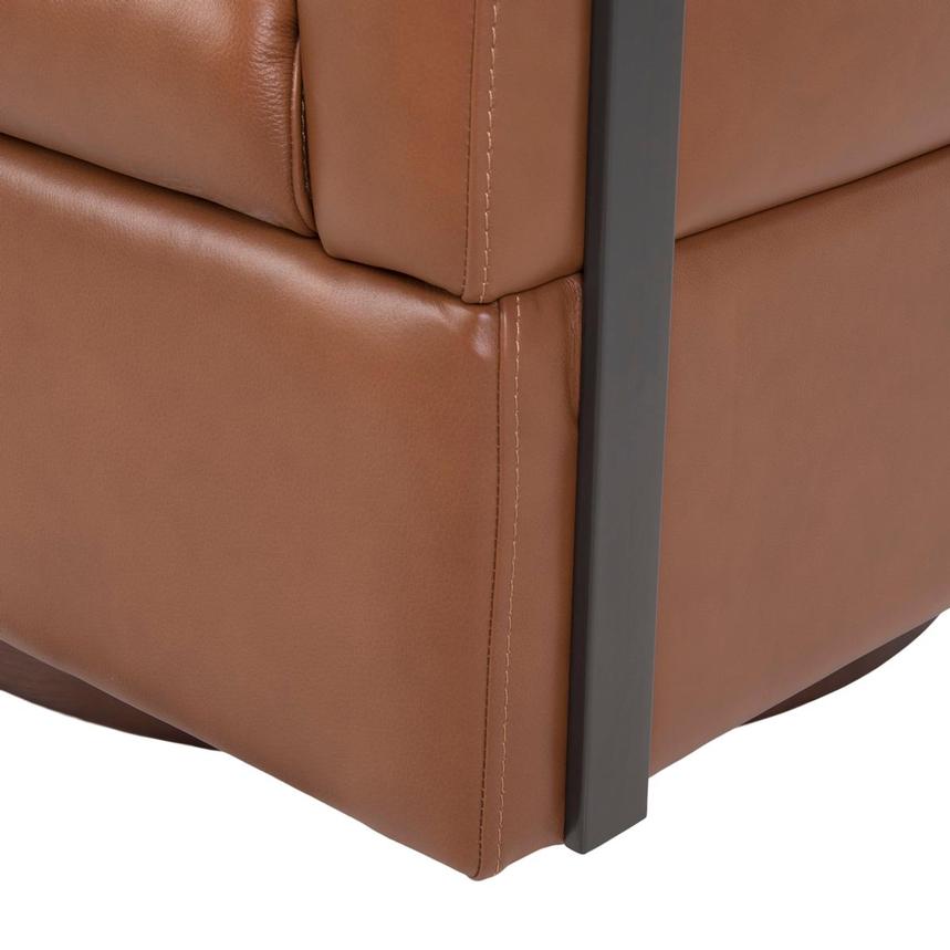 Calluna II Brown Leather Accent Chair  alternate image, 7 of 8 images.