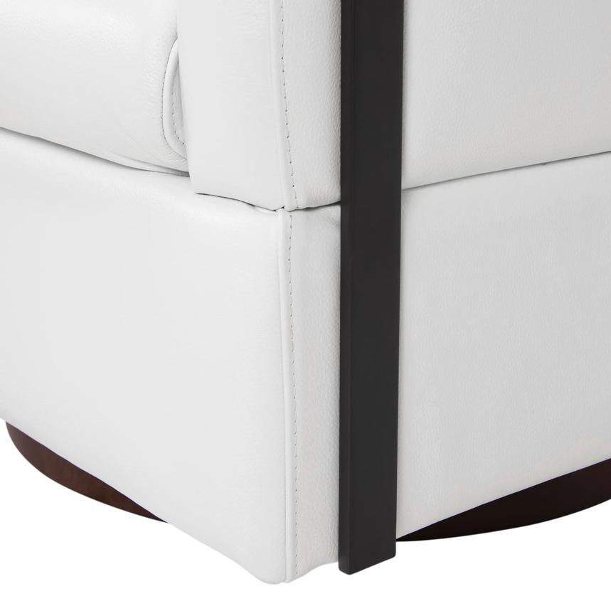 Calluna II White Leather Accent Chair  alternate image, 7 of 8 images.