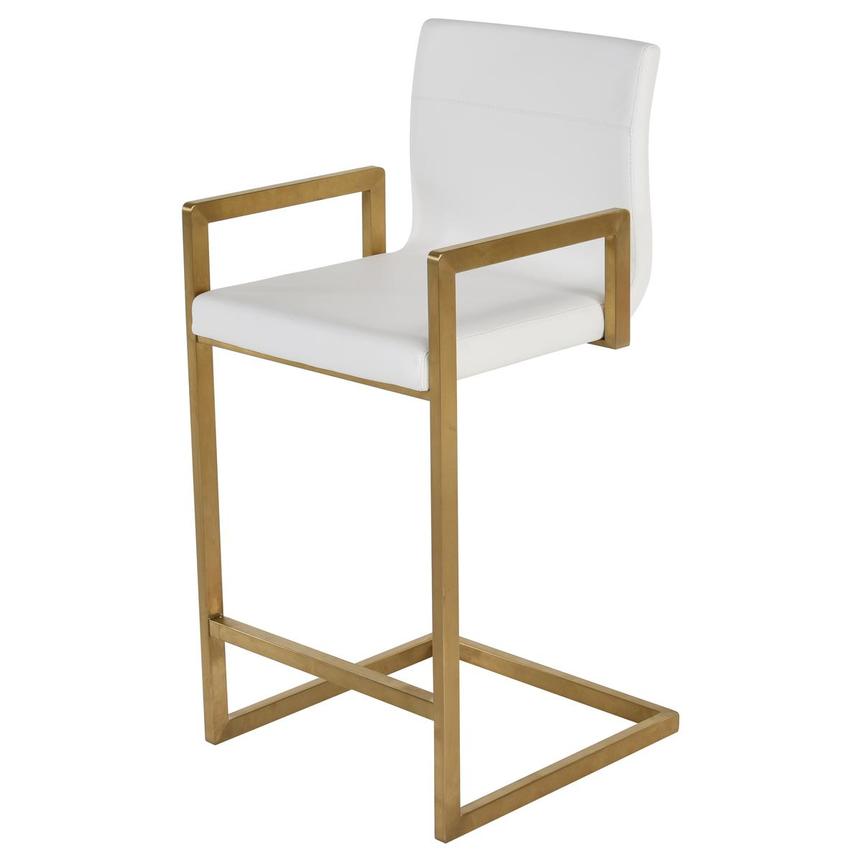 Carlyn White/Gold Counter Stool  main image, 1 of 6 images.