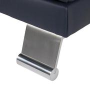 Rio Blue Leather Loveseat  alternate image, 7 of 7 images.