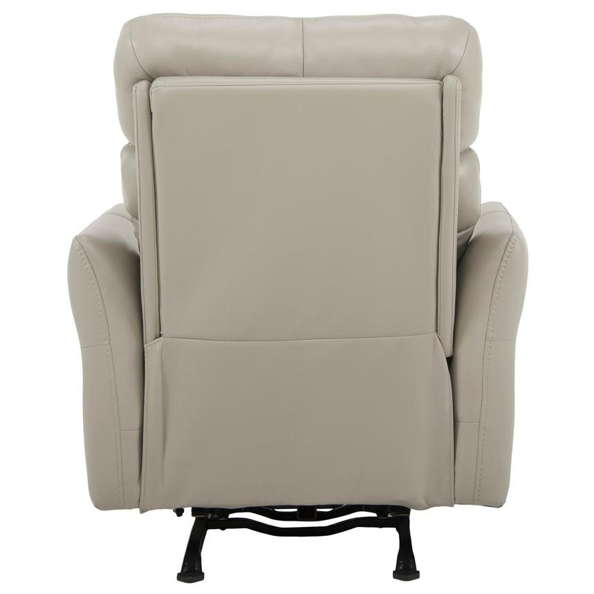Serenity Gray Leather Power Recliner  alternate image, 6 of 12 images.