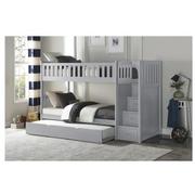 Balto Gray Twin Bunk Bed w/Storage  alternate image, 2 of 7 images.