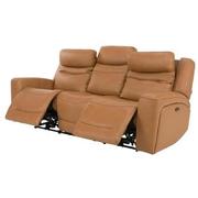 Byron Leather Power Reclining Sofa  alternate image, 2 of 9 images.