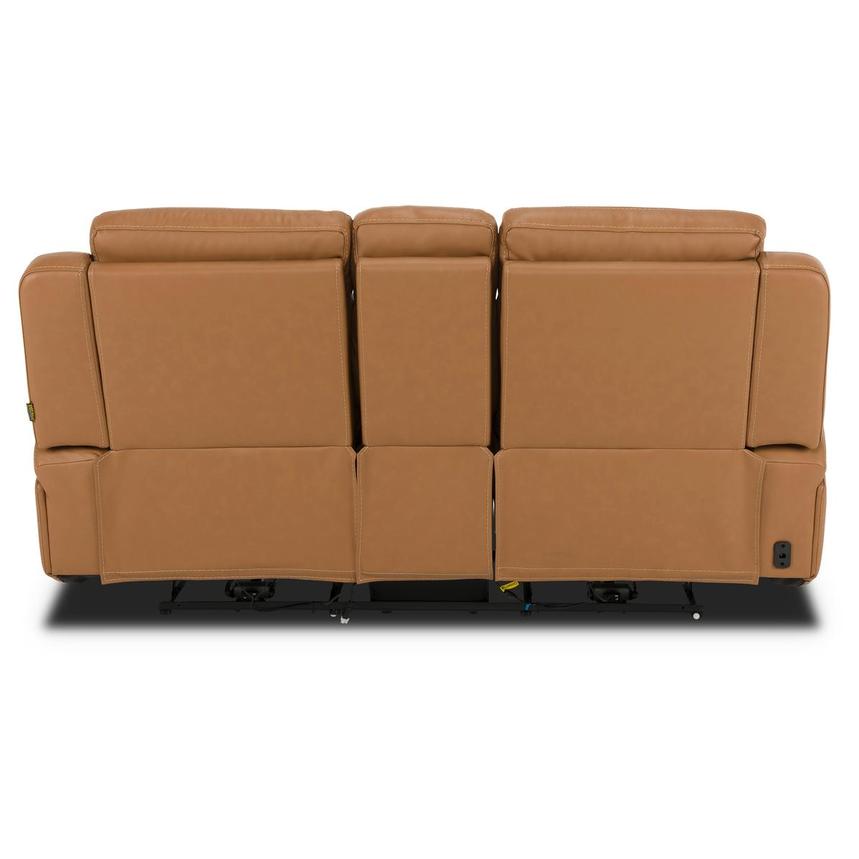 Byron Leather Power Reclining Sofa w/Console  alternate image, 5 of 11 images.