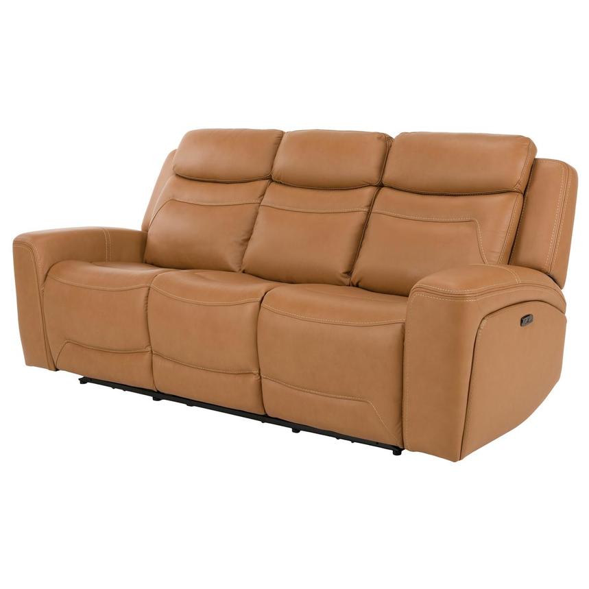 Byron Leather Power Reclining Sofa main image, 1 of 9 images.