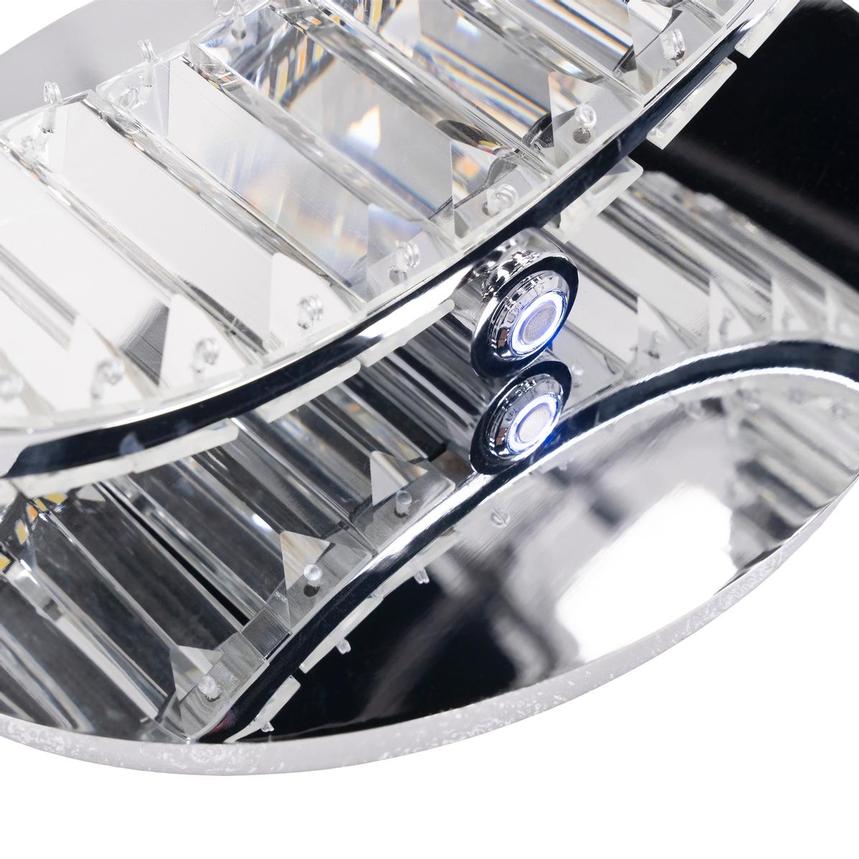 Curve Silver Left Table Lamp  alternate image, 8 of 10 images.