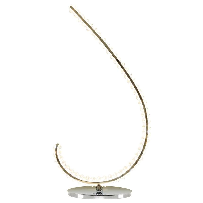Curve Silver Left Table Lamp alternate image, 3 of 10 images.