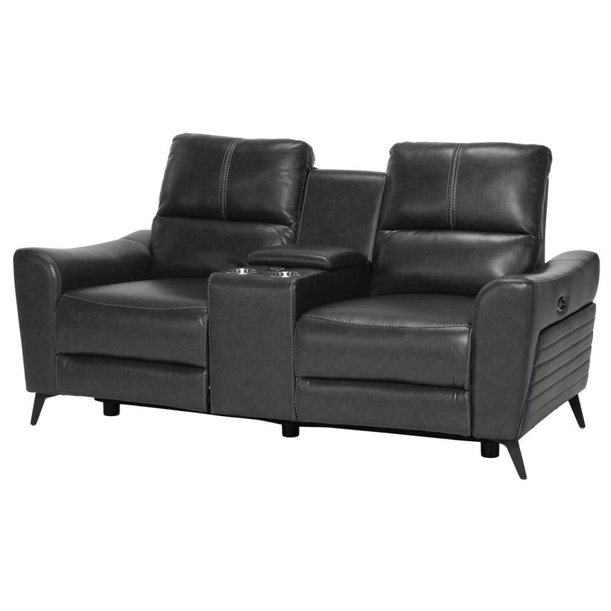 Tale Power Reclining Sofa w/Console  main image, 1 of 12 images.