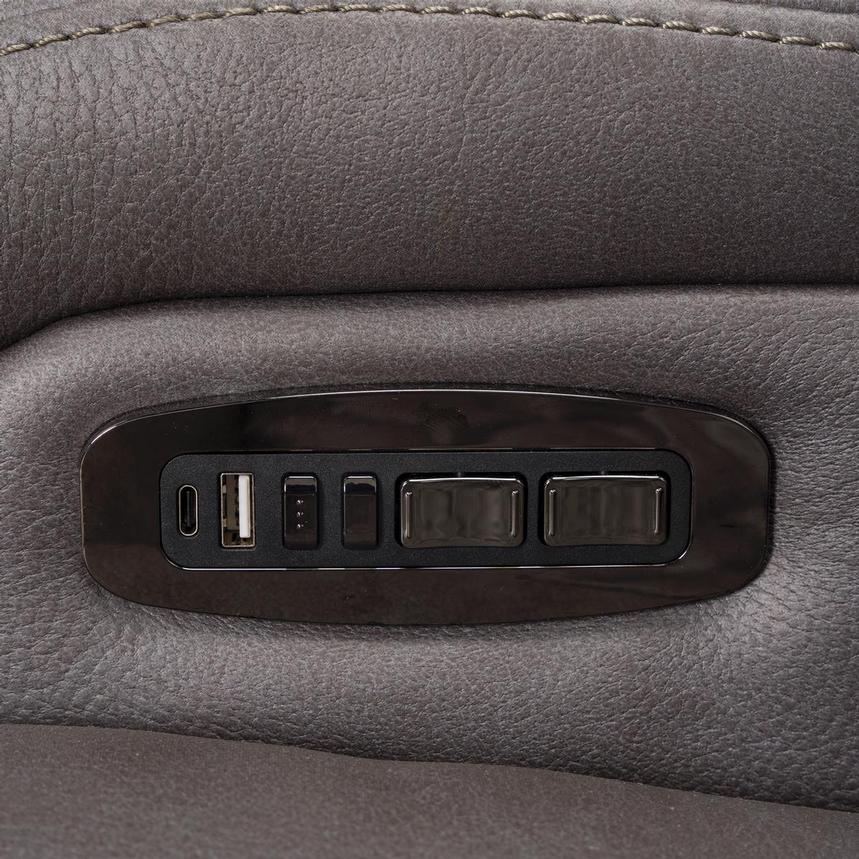 Neal Power Reclining Sofa w/Console  alternate image, 11 of 12 images.