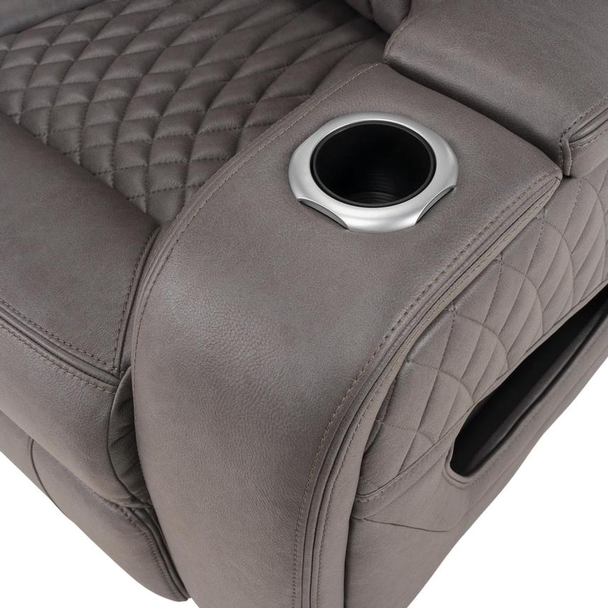 Neal Power Reclining Sofa w/Console alternate image, 9 of 12 images.