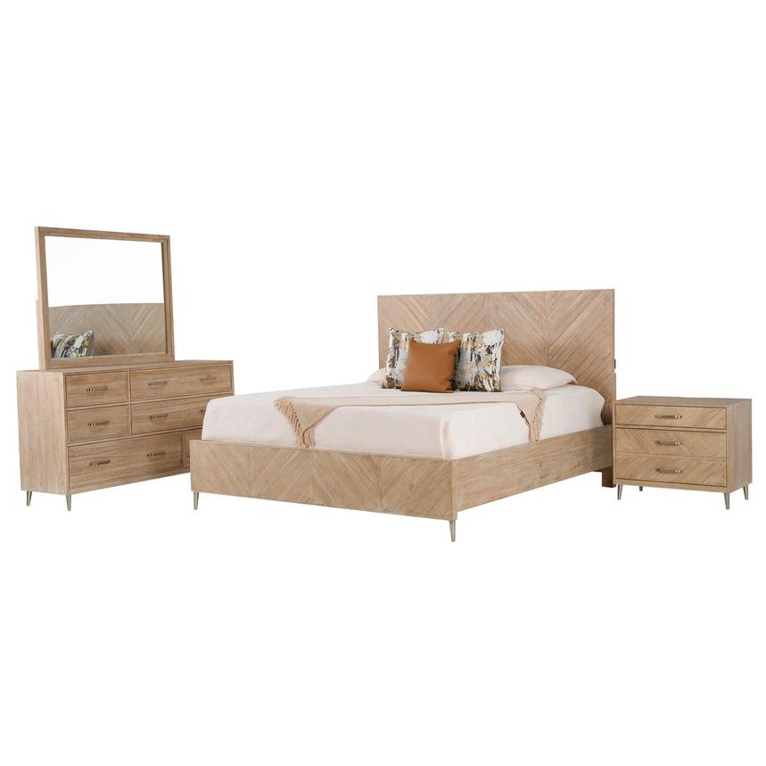 Wayne 4-Piece King Bedroom Set  main image, 1 of 6 images.