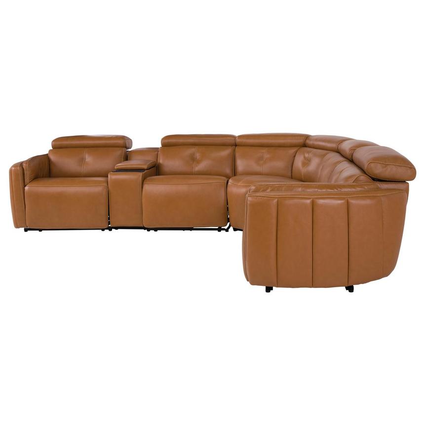 Kamet Leather Power Reclining Sectional with 6PCS/3PWR  alternate image, 3 of 9 images.