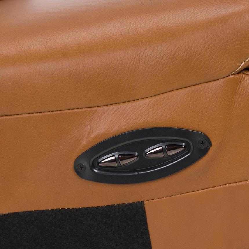 Kamet Tan Leather Power Reclining Sectional with 6PCS/3PWR  alternate image, 10 of 10 images.