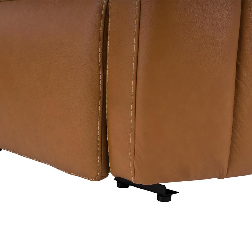 Kamet Tan Leather Power Reclining Sectional with 7PCS/3PWR alternate image, 8 of 9 images.