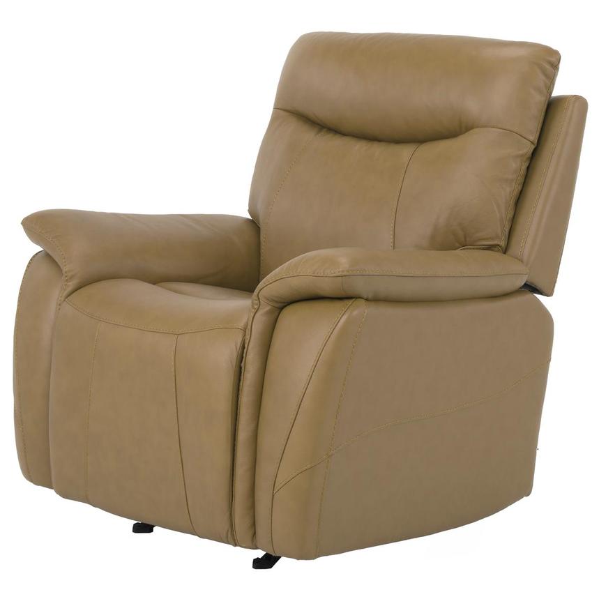 Asher Leather Power Recliner  main image, 1 of 9 images.