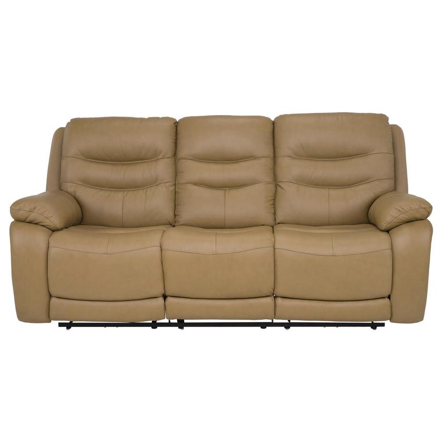Asher Leather Power Reclining Sofa  main image, 1 of 9 images.
