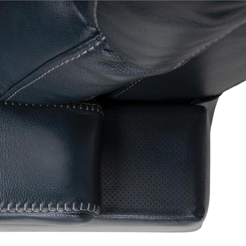 Neptune Blue Leather Power Reclining Sofa alternate image, 11 of 12 images.
