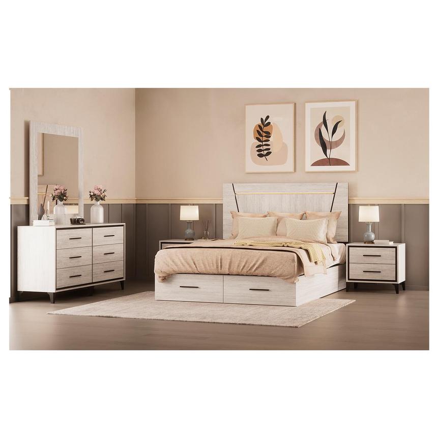 Lucia 4-Piece Queen Bedroom Set  alternate image, 2 of 6 images.