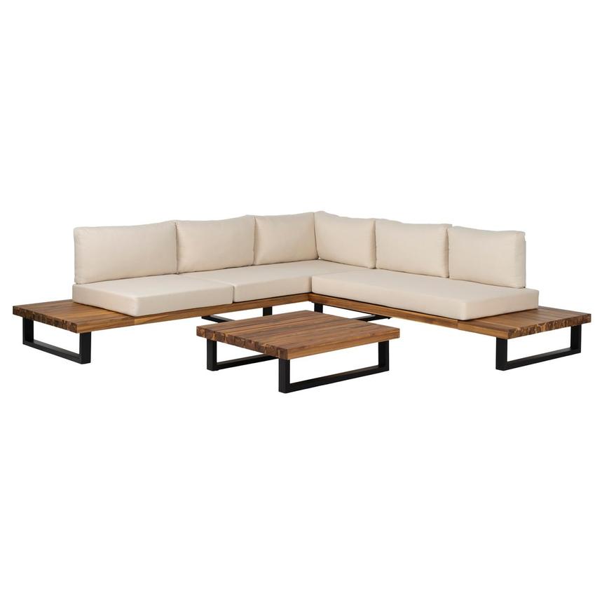 Bask Beige 3-Piece Patio Set  main image, 1 of 13 images.