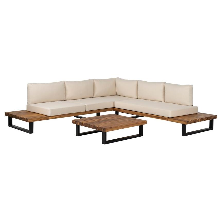 Bask Beige 3-Piece Patio Set  main image, 1 of 12 images.