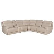 Scottsdale Leather Power Reclining Sectional with 6PCS/2PWR  main image, 1 of 14 images.