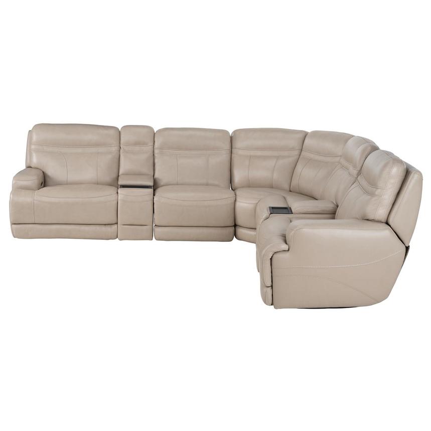 Scottsdale Leather Power Reclining Sectional with 7PCS/3PWR  alternate image, 3 of 15 images.