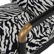 Zebra Accent Chair  alternate image, 6 of 8 images.