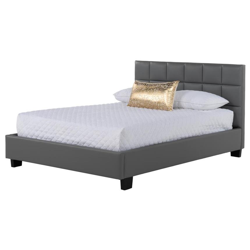 Raven Gray Full Storage Bed  main image, 1 of 7 images.