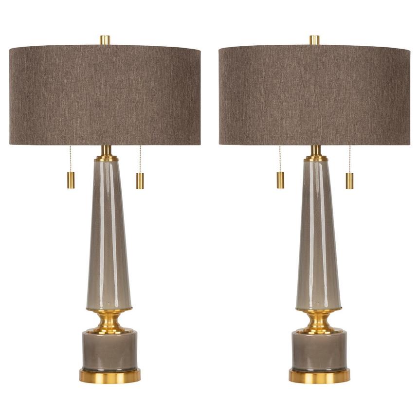 Ozelle Set of 2 Table Lamps  main image, 1 of 8 images.