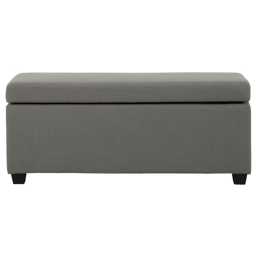 Gray Palace Storage Bench w/ 2 Ottomans  main image, 1 of 7 images.