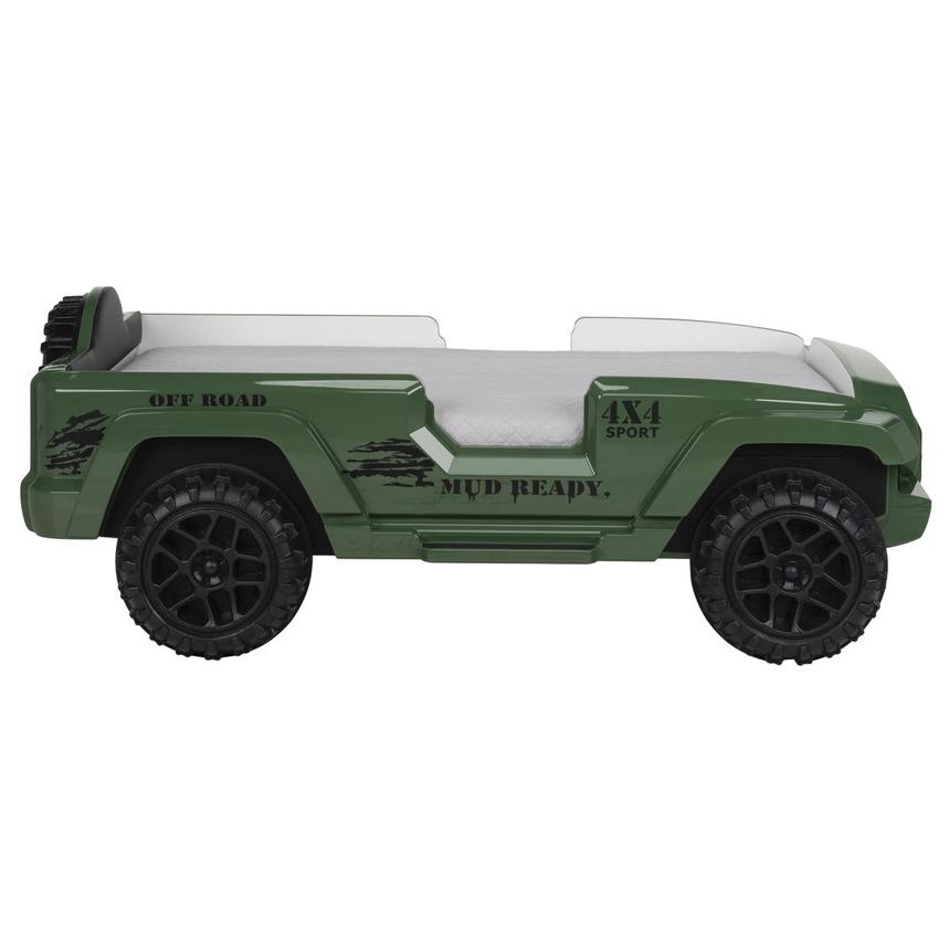 OFF-Road Green Twin Car Bed w/Mattress  alternate image, 6 of 12 images.