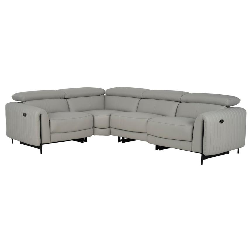 Marcelo Leather Power Reclining Sectional with 4PCS/2PWR  main image, 1 of 9 images.