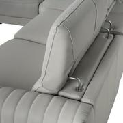 Marcelo Leather Power Reclining Sectional with 4PCS/2PWR  alternate image, 6 of 9 images.