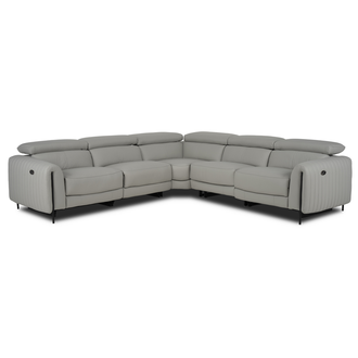 Marcelo 2.0 Leather Power Reclining Sectional with 5PCS/3PWR