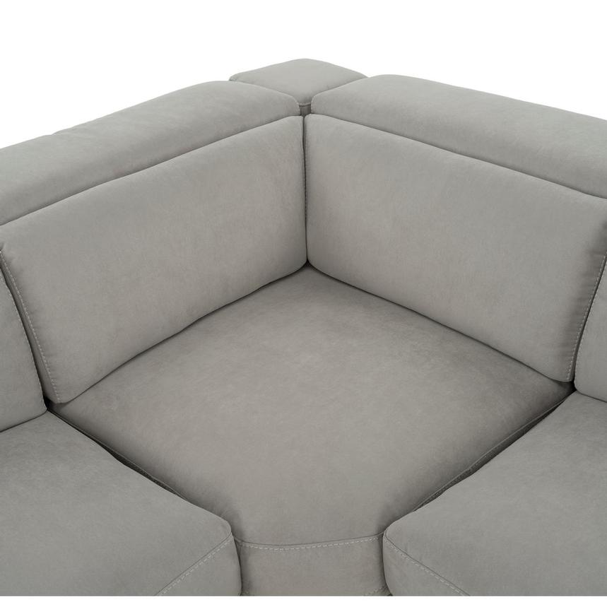 Karly Light Gray Power Reclining Sectional with 5PCS/2PWR alternate image, 4 of 8 images.