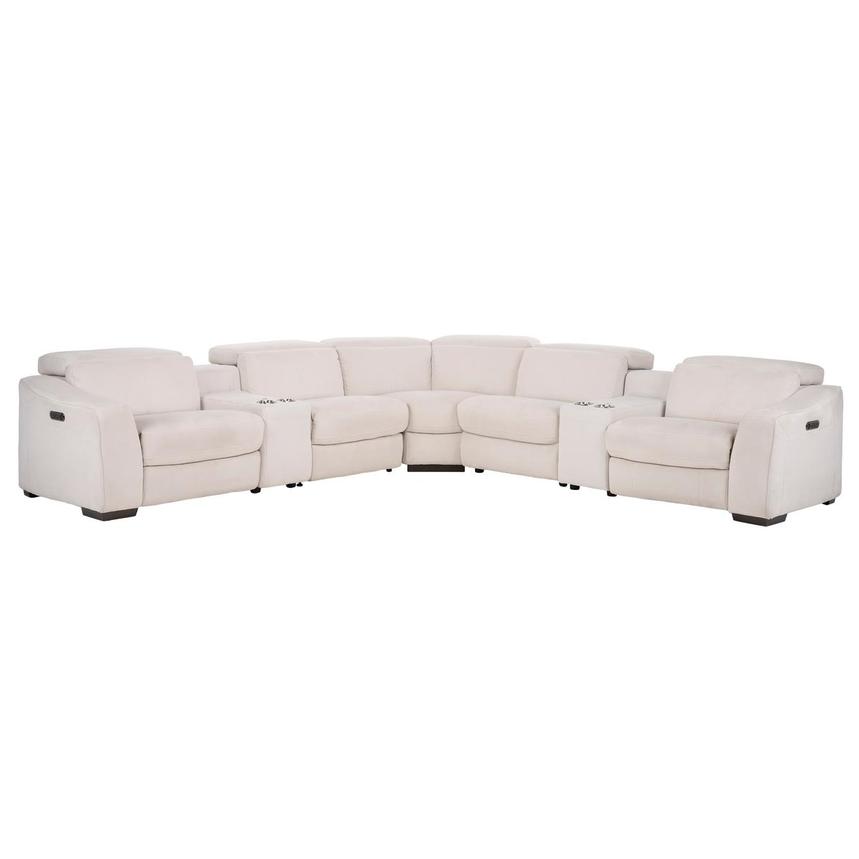 Jameson Cream Power Reclining Sectional with 7PCS/3PWR  main image, 1 of 10 images.