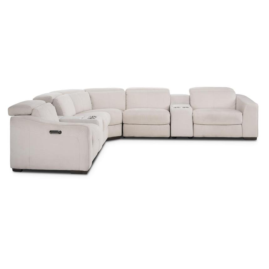 Jameson Cream Power Reclining Sectional with 7PCS/3PWR  alternate image, 3 of 10 images.