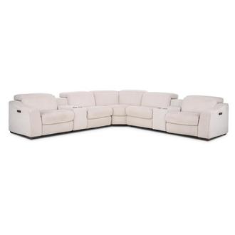 Jameson Cream Power Reclining Sectional with 7PCS/3PWR