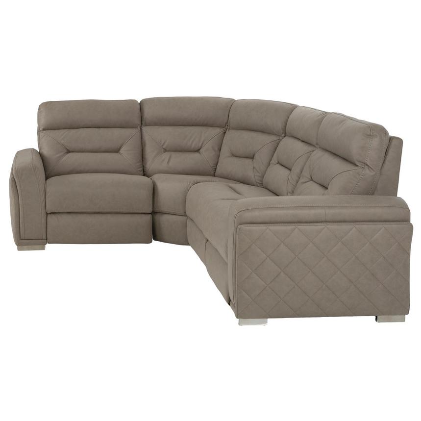 Kim Taupe Power Reclining Sectional with 4PCS/2PWR  alternate image, 3 of 7 images.