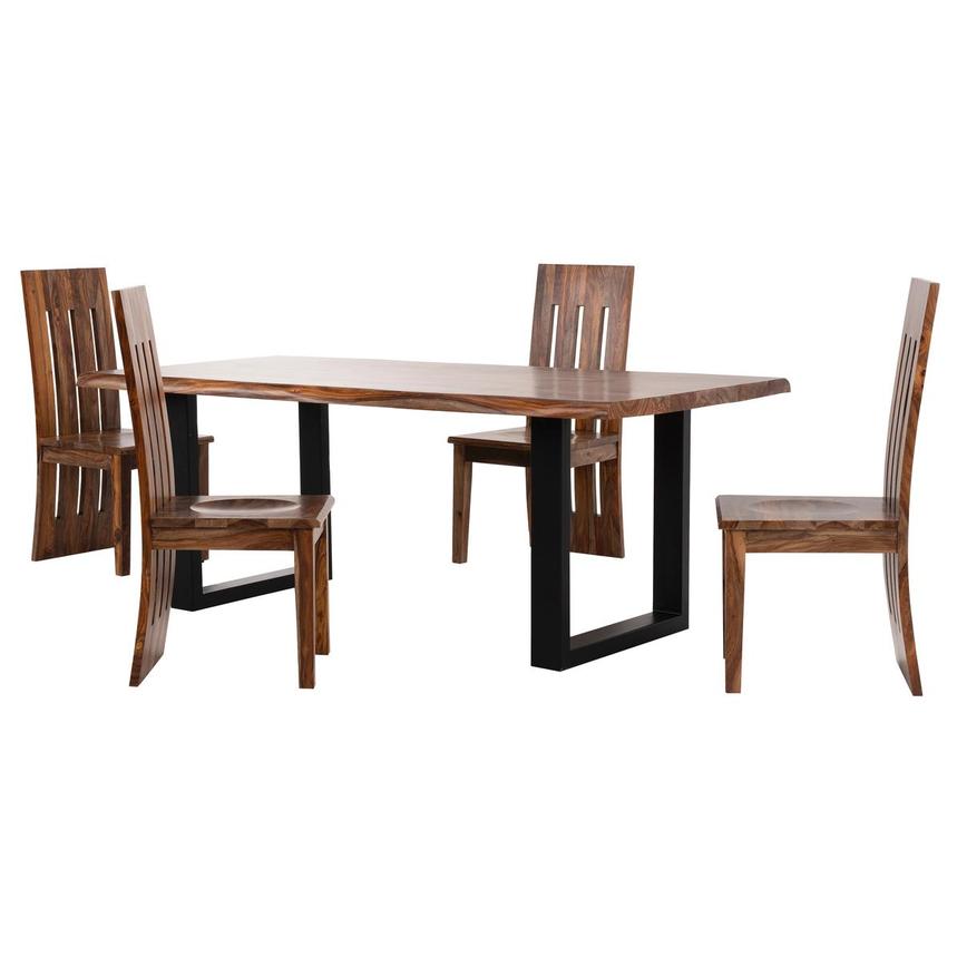 Brownstone 5-Piece Dining Set main image, 1 of 17 images.