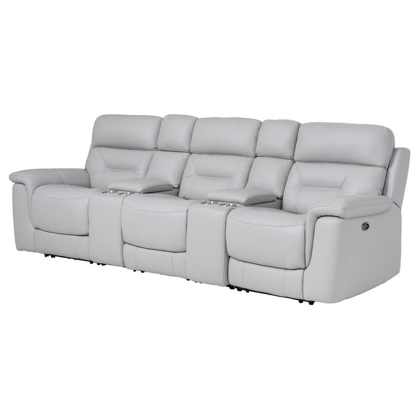 Palmer Home Theater Leather Seating with 5PCS/2PWR alternate image, 3 of 8 images.