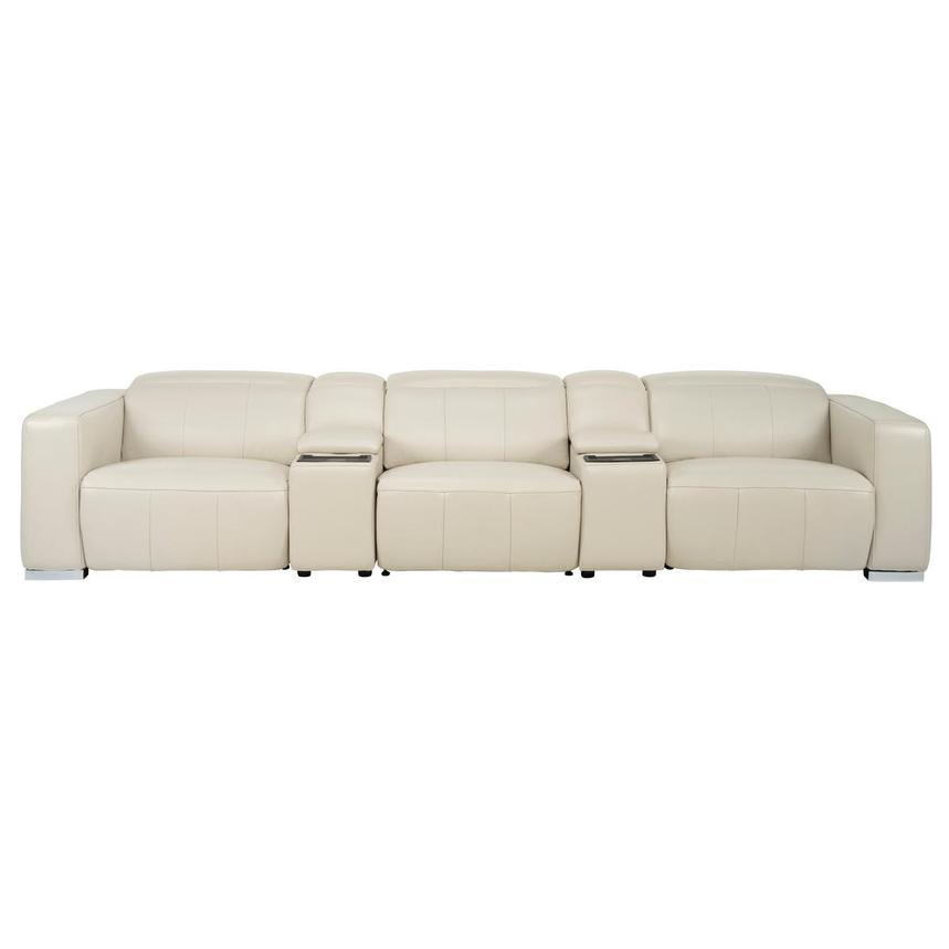 Samar Home Theater Leather Seating with 5PCS/3PWR main image, 1 of 9 images.