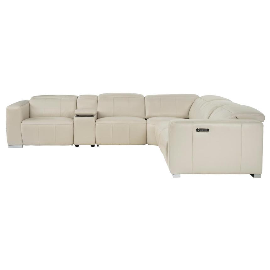 Samar Leather Power Reclining Sectional with 6PCS/2PWR  alternate image, 3 of 12 images.