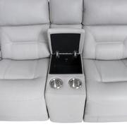 Palmer Leather Power Reclining Sectional with 7PCS/3PWR  alternate image, 5 of 10 images.