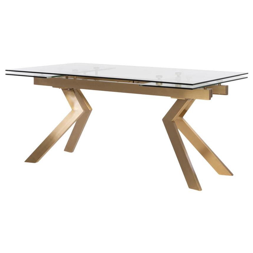 Landon Gold Extendable Dining Table  main image, 1 of 10 images.
